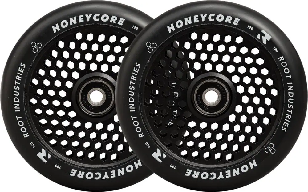 Root Honeycore Black 120mm Kolečko Na Koloběžku 2 Kusy 120mm Černá