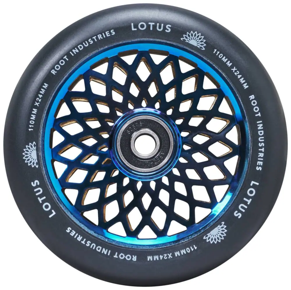 Root Lotus kolečka na koloběžku 2ks 110mm Blu-ray/Black