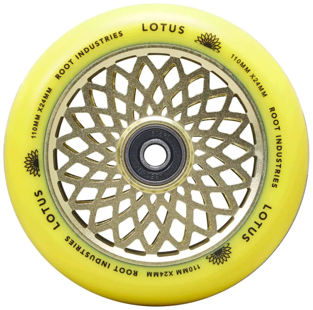 Root Lotus Kolečka Na Koloběžku 2-Balení 110mm Radiant Yellow