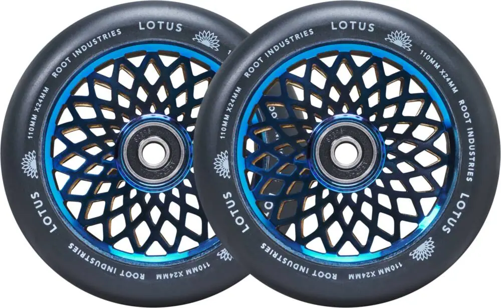 Root Lotus kolečka na koloběžku 2ks 110mm Blu-ray/Black