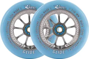 River Glide Juzzy Carter kolečka na freestyle koloběžku set 2ks 110mm Serenity