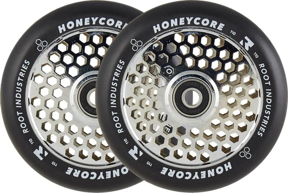 Root Honeycore Černá 110mm kolečka na Koloběžku Sada 2 110mm Mirror