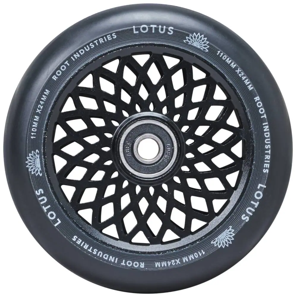 Root Lotus Kolečka Na Koloběžku 2-Balení 110mm Black/Black
