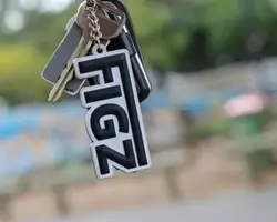 Figz Rider Keyring Logo