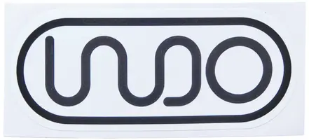 Indo Logo Scooter Sticker Bílá