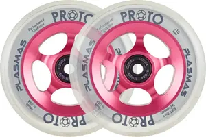 Proto Plasmas Kolečka pro koloběžku 2-Souprava 110mm Neon Pink