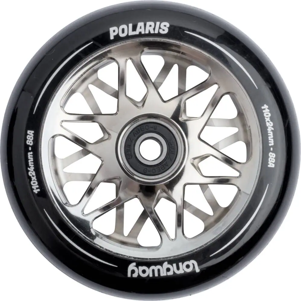 Longway Polaris kolečko na freestyle koloběžku 110mm stříbrné