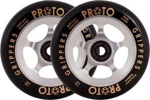 Proto Grippers kolečka pro koloběžku 2ks 110mm Black On Raw