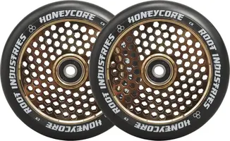 Root Honeycore Black 120mm Kolečko Na Koloběžku 2 Kusy 120mm Gold Rush